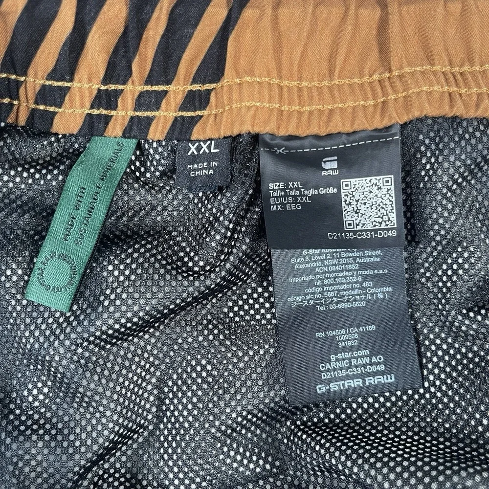 G-Star‎ Carnic Raw Dark Vulcan Allover Swim Shorts Mens XXL